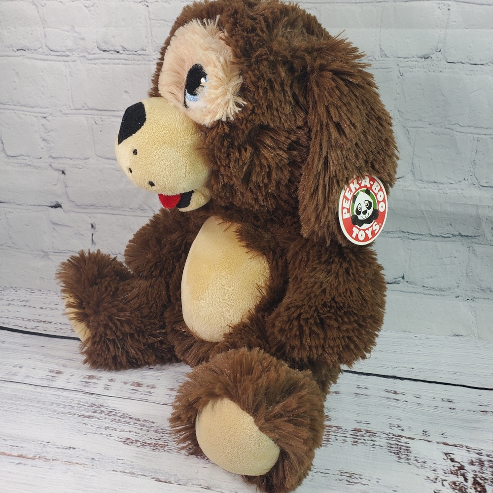 PEEK A BOO Puppy Dog Super Soft, Color Brown - Picture 2 of 4